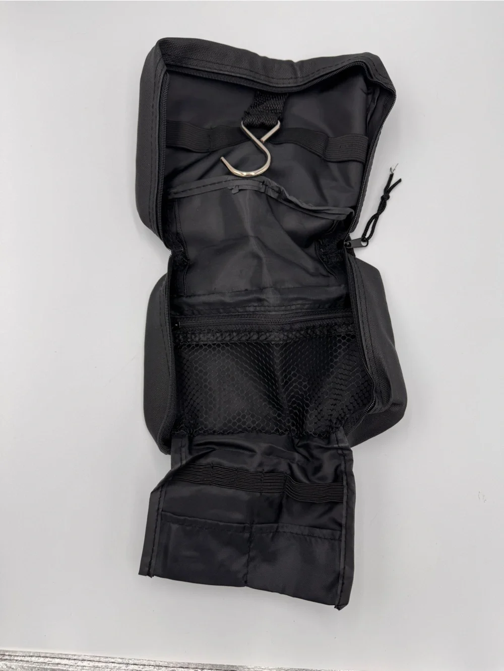 Samsonite Hanging Toiletry Bag Black Travel Organizer Compact Cosmetic Case